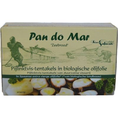 Pijlinktvis in olijfolie van Pan do Mar, 10x 120 gr